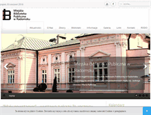 Tablet Screenshot of mbp-radomsko.pl